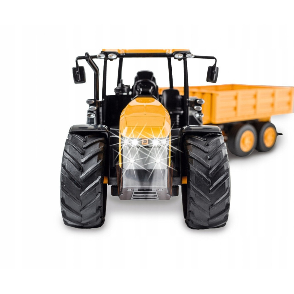 TRAKTOR JCB ciągnik z przyczepą zdalnie sterowany RC DO-E360