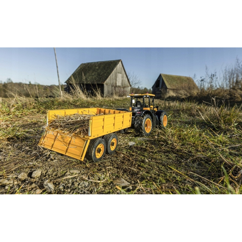 TRAKTOR JCB ciągnik z przyczepą zdalnie sterowany RC DO-E360