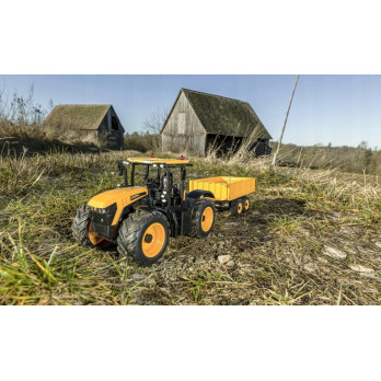 TRAKTOR JCB ciągnik z przyczepą zdalnie sterowany RC DO-E360