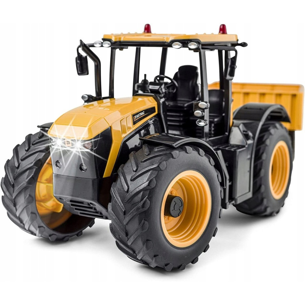 TRAKTOR JCB ciągnik z przyczepą zdalnie sterowany RC DO-E360