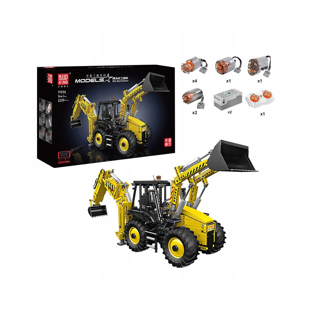 Mould King Technic 17036 BULDOŻER KOPARKA ZESTAW DO UŁOŻENIA PREZENT
