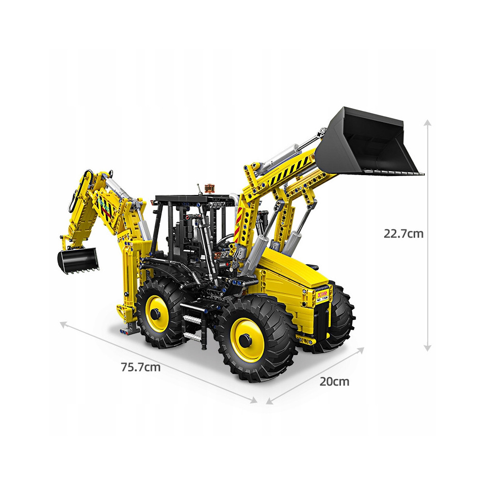 Mould King Technic 17036 BULDOŻER KOPARKA ZESTAW DO UŁOŻENIA PREZENT