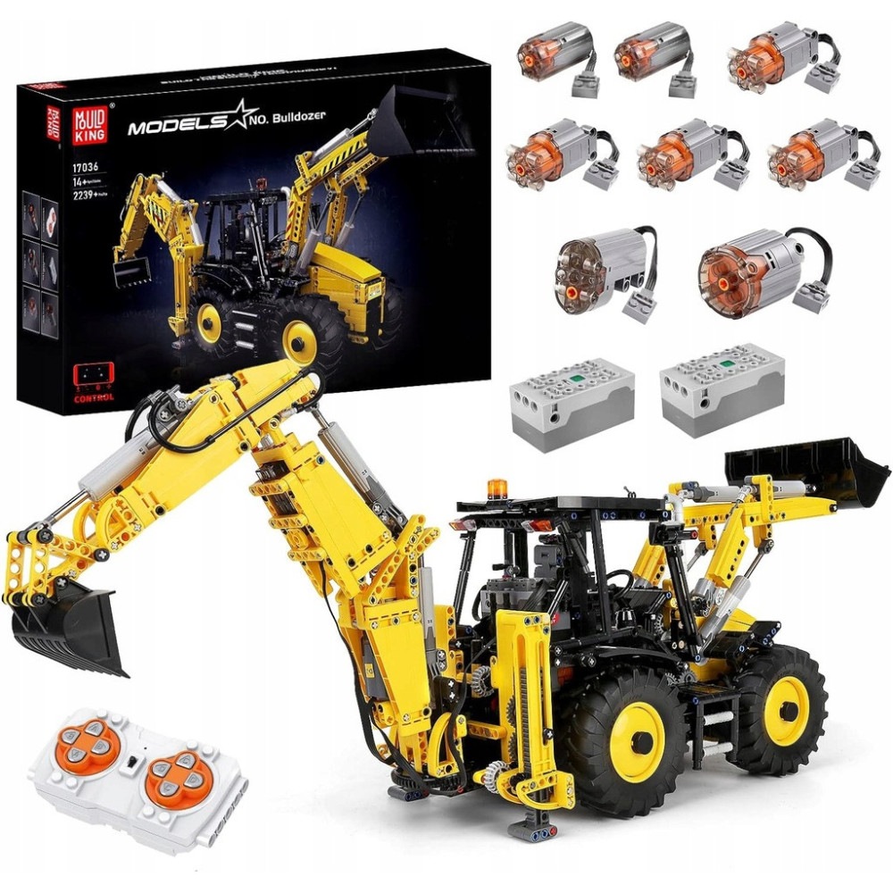 Mould King Technic 17036 BULDOŻER KOPARKA ZESTAW DO UŁOŻENIA PREZENT