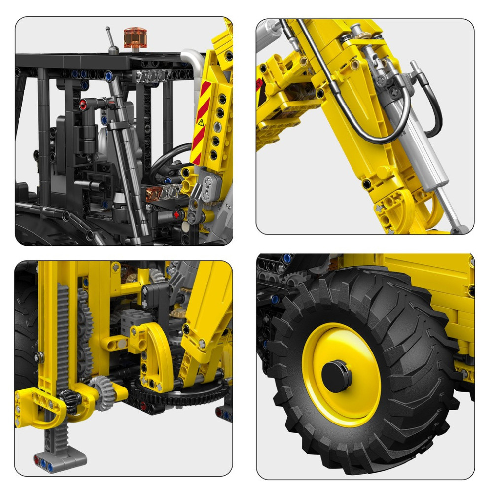 Mould King Technic 17036 BULDOŻER KOPARKA ZESTAW DO UŁOŻENIA PREZENT