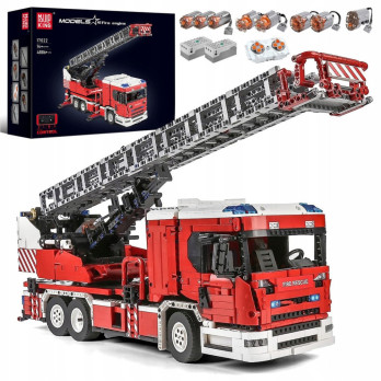 Klocki Mould King 17022 Technic RC Fire Engine Zestaw Do Budowania Wozu