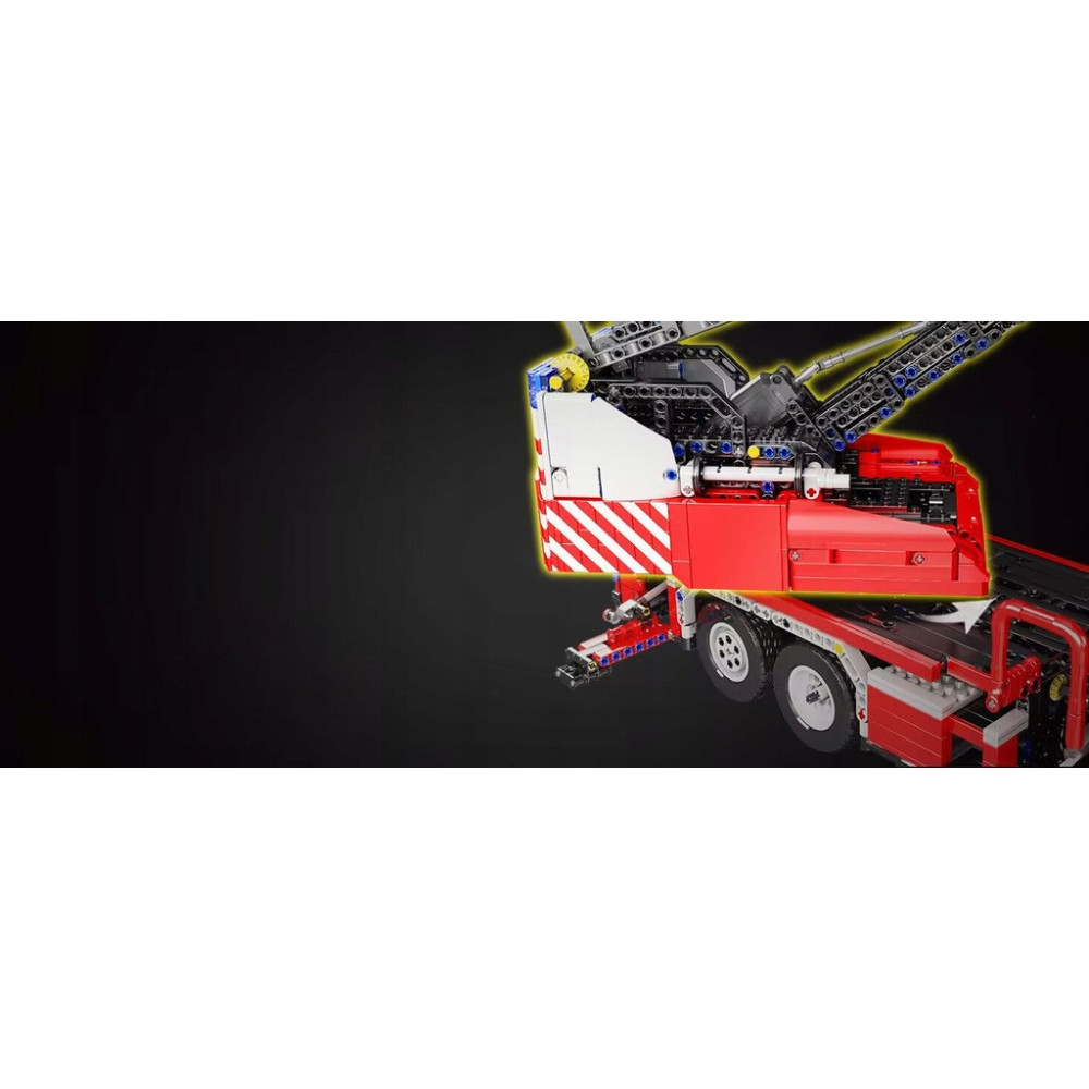 Klocki Mould King 17022 Technic RC Fire Engine Zestaw Do Budowania Wozu