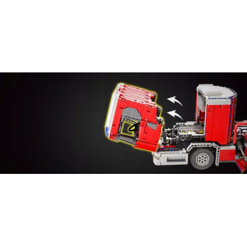 Klocki Mould King 17022 Technic RC Fire Engine Zestaw Do Budowania Wozu