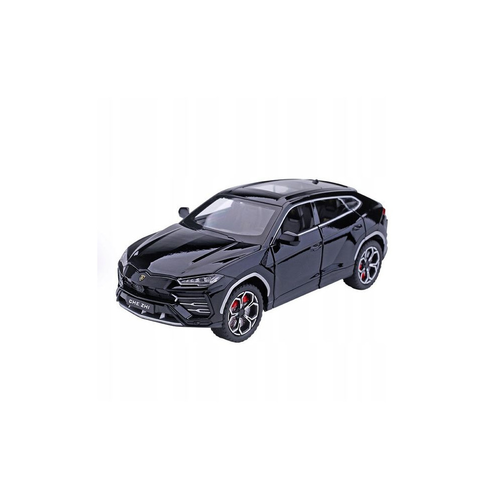 LAMBORGHINI URUS SUV METALOWY MODEL SAMOCHODU 1:24 DŹWIĘK ŚWIATŁO CZARNY