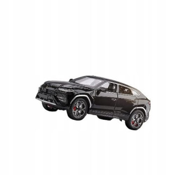 LAMBORGHINI URUS SUV METALOWY MODEL SAMOCHODU 1:24 DŹWIĘK ŚWIATŁO CZARNY