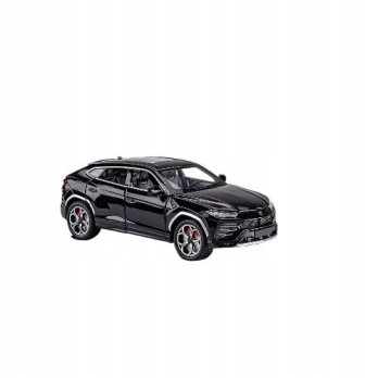 LAMBORGHINI URUS SUV METALOWY MODEL SAMOCHODU 1:24 DŹWIĘK ŚWIATŁO CZARNY