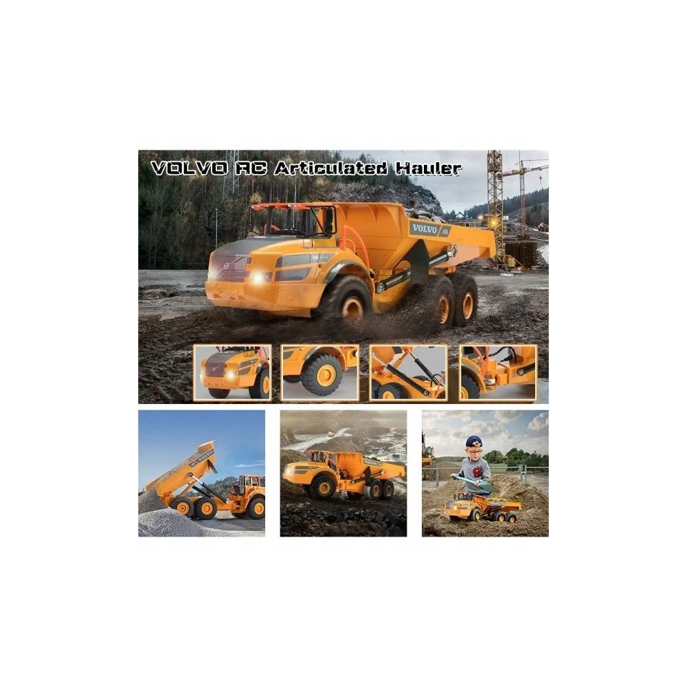 Zdalnie sterowana wywrotka Volvo A40 G 2,4GHz 1:26 Double Eagle