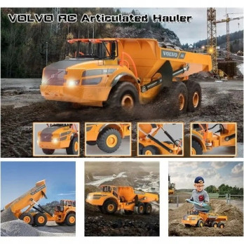 Zdalnie sterowana wywrotka Volvo A40 G 2,4GHz 1:26 Double Eagle
