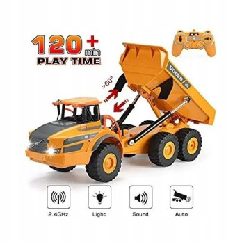 Zdalnie sterowana wywrotka Volvo A40 G 2,4GHz 1:26 Double Eagle