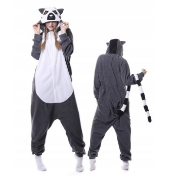 LEMUR ONESIE KOMBINEZON DRES PIŻAMA KIGU-RUMI PRZEBRANIE L