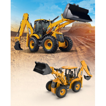 KOPARKA ZDALNIE STEROWANA JCB RC ŁADOWACZ BULDOŻER DOUBLEE