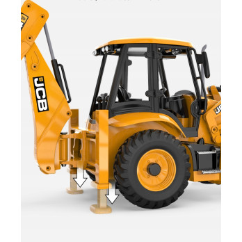 KOPARKA ZDALNIE STEROWANA JCB RC ŁADOWACZ BULDOŻER DOUBLEE
