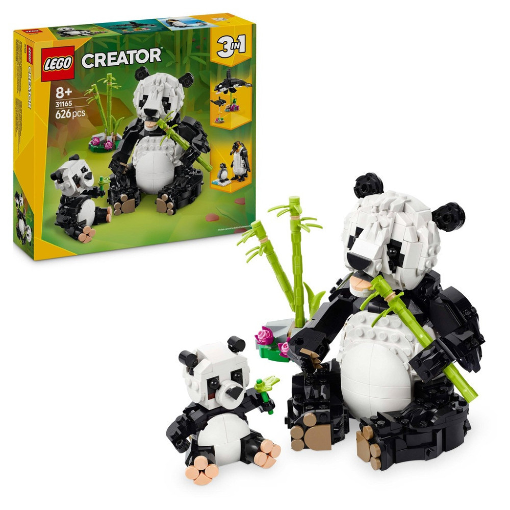 LEGO Creator 3 w 1 Dzikie zwierzęta: rodzina pand 31165