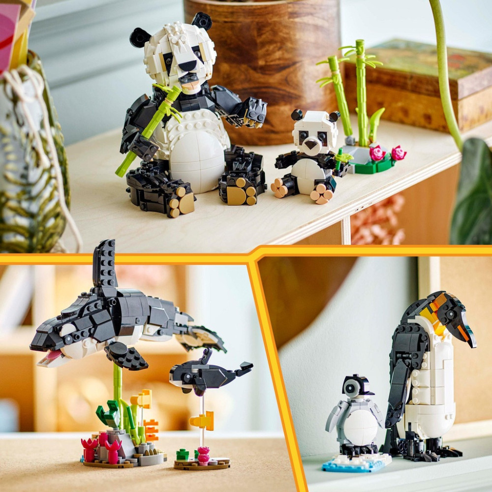LEGO Creator 3 w 1 Dzikie zwierzęta: rodzina pand 31165
