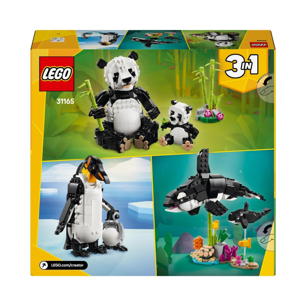 LEGO Creator 3 w 1 Dzikie zwierzęta: rodzina pand 31165