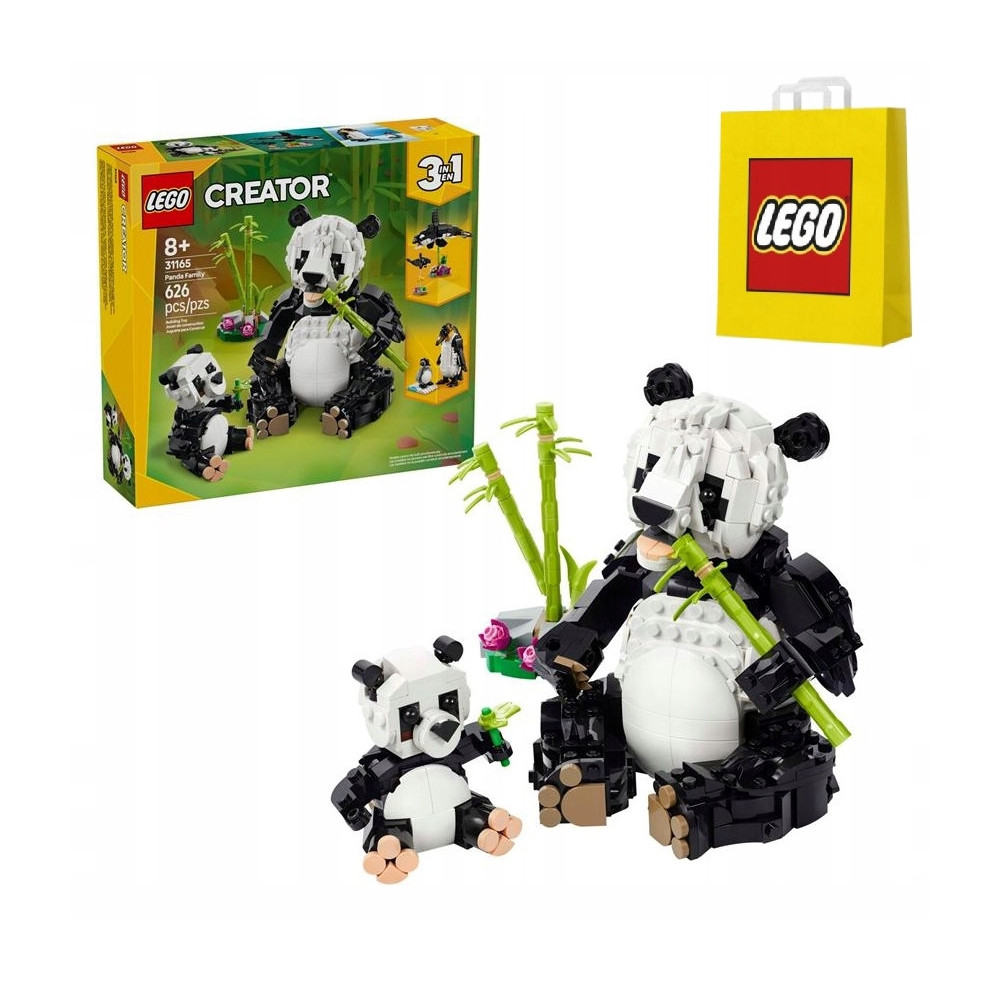 LEGO Creator 3 w 1 Dzikie zwierzęta: rodzina pand 31165