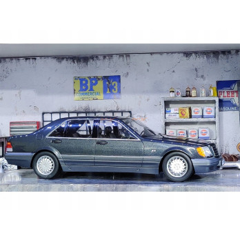 MERCEDES W140 S500 METALOWY MODEL SAMOCHODU 1:24 DŹWIĘK ŚWIATŁO CZARNY