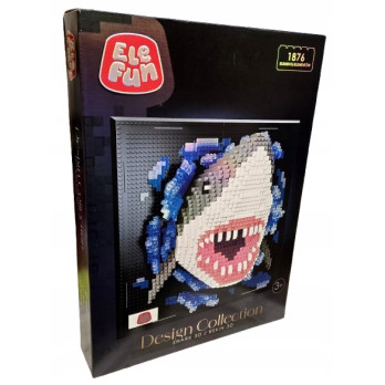 KLOCKI ELEFUN DESIGN COLLECTION Micro klocki REKIN 3D 1876 el 646