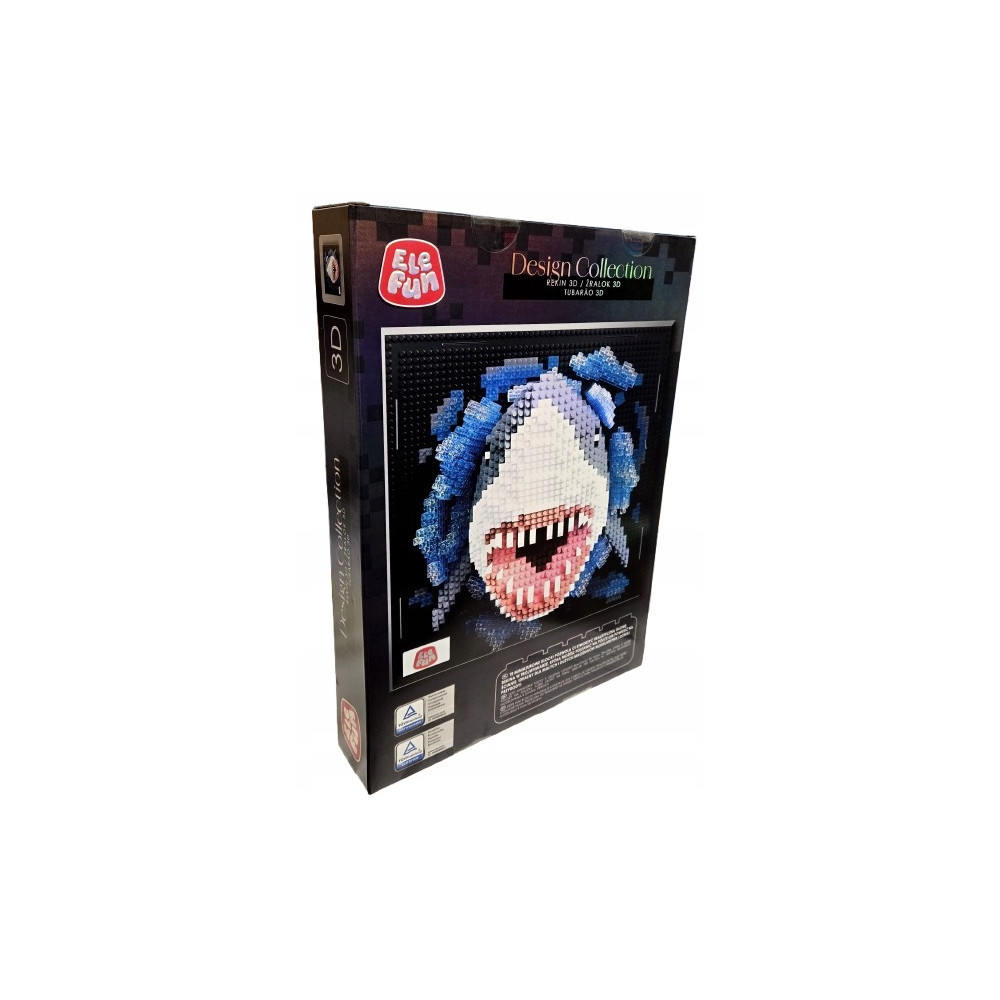 KLOCKI ELEFUN DESIGN COLLECTION Micro klocki REKIN 3D 1876 el 646