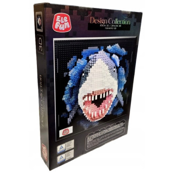 KLOCKI ELEFUN DESIGN COLLECTION Micro klocki REKIN 3D 1876 el 646
