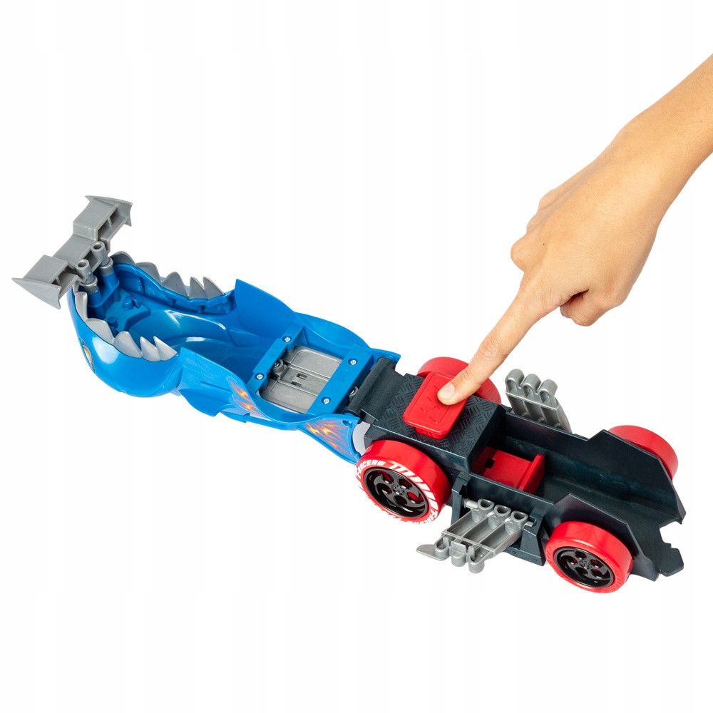 T-Racers Shark Squad Launcher - wyrzutnia autek i dwa ekskluzywne pojazdy