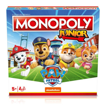 GRA PLANSZOWA MONOPOLY JUNIOR PSI PATROL Hasbro dla dzieci planszówka