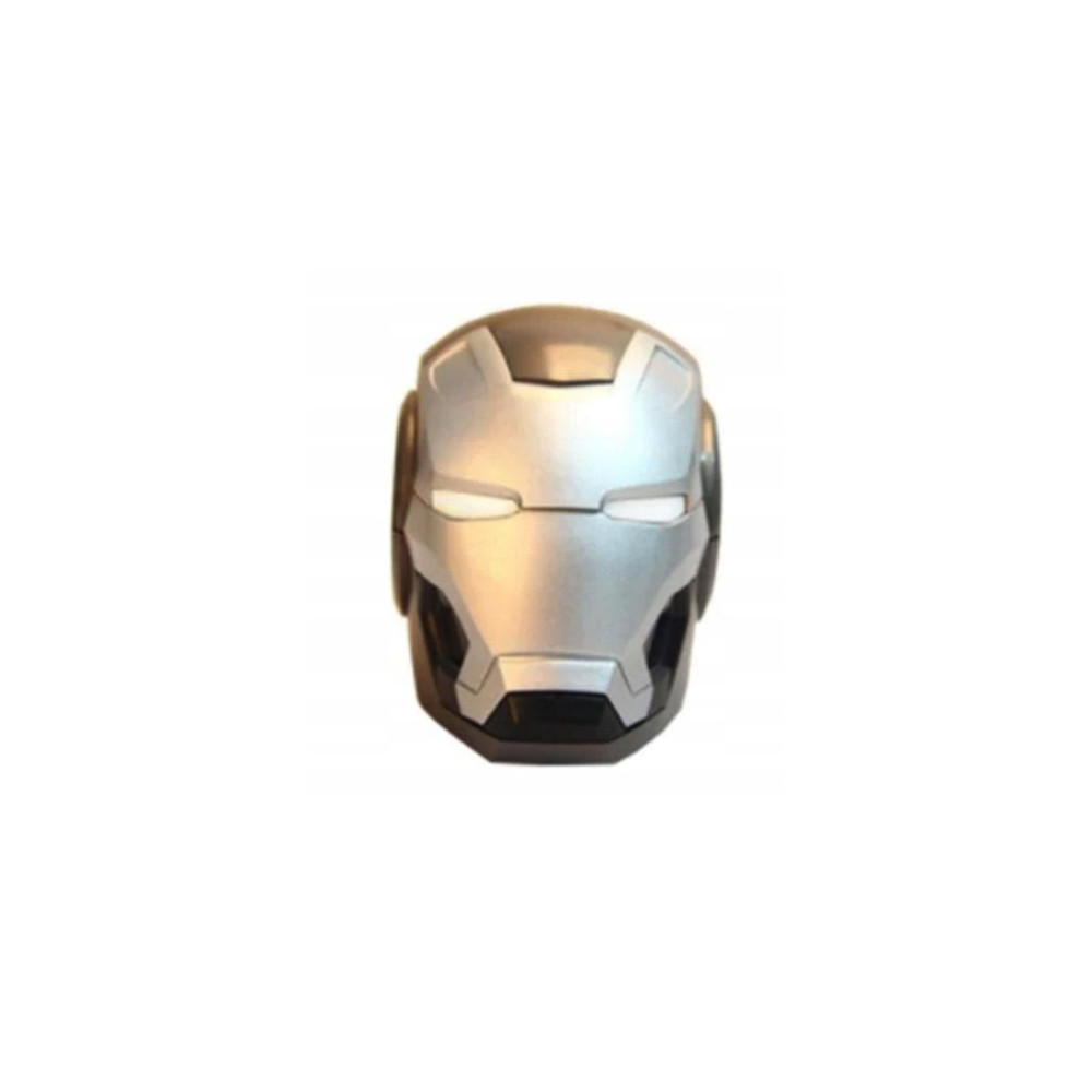GŁOŚNIK BEZPRZEWODOWY BLUETOOTH IRON MAN TRANSFORMERS PREZENT SILVER