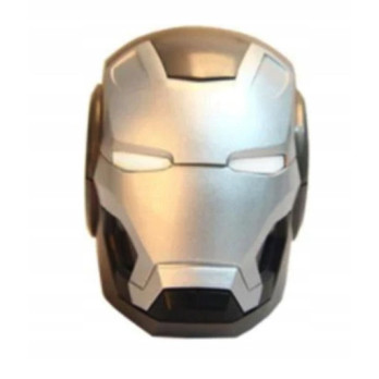 GŁOŚNIK BEZPRZEWODOWY BLUETOOTH IRON MAN TRANSFORMERS PREZENT SILVER