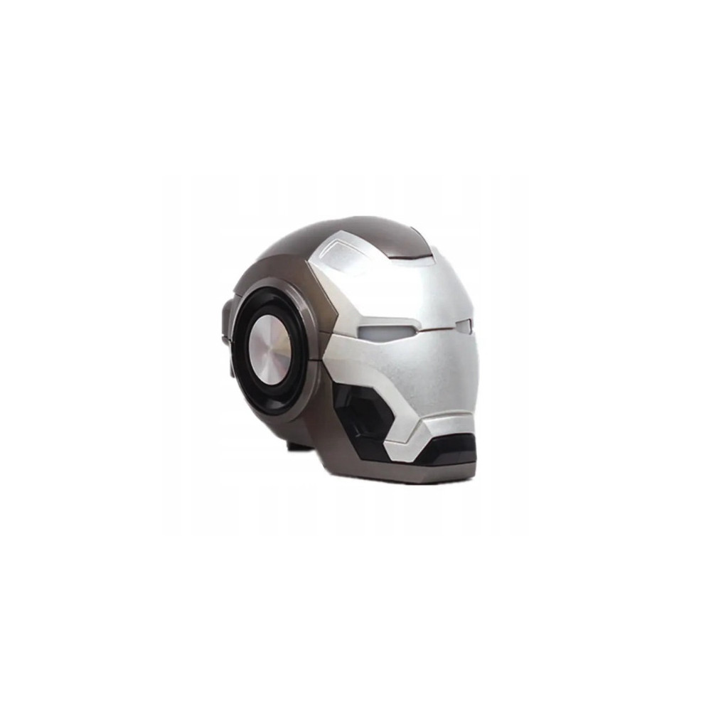 GŁOŚNIK BEZPRZEWODOWY BLUETOOTH IRON MAN TRANSFORMERS PREZENT SILVER