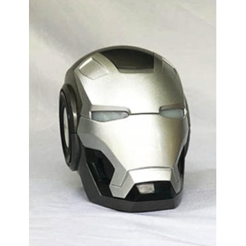 GŁOŚNIK BEZPRZEWODOWY BLUETOOTH IRON MAN TRANSFORMERS PREZENT SILVER