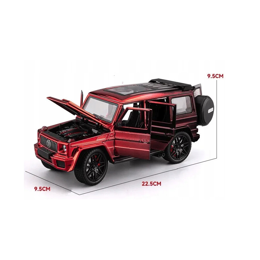 MODEL SAMOCHODU MERCEDES G63 SUV 1:24 METALOWY SAMOCHÓD