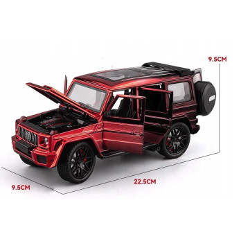 MODEL SAMOCHODU MERCEDES G63 SUV 1:24 METALOWY SAMOCHÓD