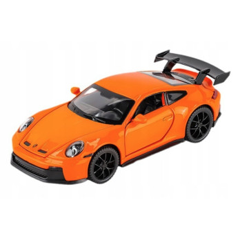MODEL SAMOCHODU PORSCHE 911 GT3 RS 1:32 METALOWY SAMOCHÓD POMARAŃCZOWY