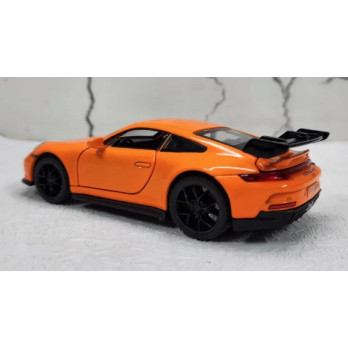 MODEL SAMOCHODU PORSCHE 911 GT3 RS 1:32 METALOWY SAMOCHÓD POMARAŃCZOWY