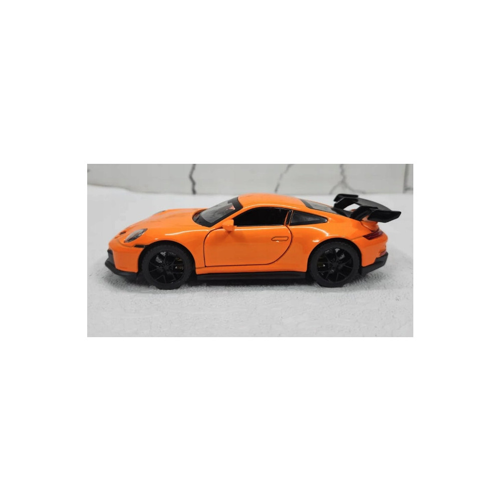 MODEL SAMOCHODU PORSCHE 911 GT3 RS 1:32 METALOWY SAMOCHÓD POMARAŃCZOWY