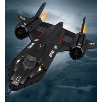 KLOCKI REOBRIX SR71 BLACKBIRD DUŻY SAMOLOT ZESTAW KLOCKÓW MODEL DO ZŁOŻENIA