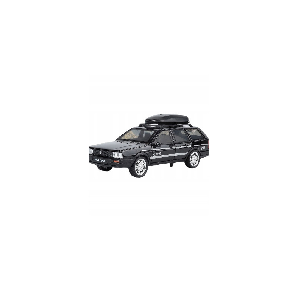 VW SANTANA WAGON METALOWY MODEL SAMOCHODU 1:32 DŹWIĘK ŚWIATŁO CZARNY BLACK