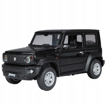 SUZUKI JIMNY METALOWY MODEL SAMOCHODU 1:24 DŹWIĘK ŚWIATŁO CZARNY PREZENT