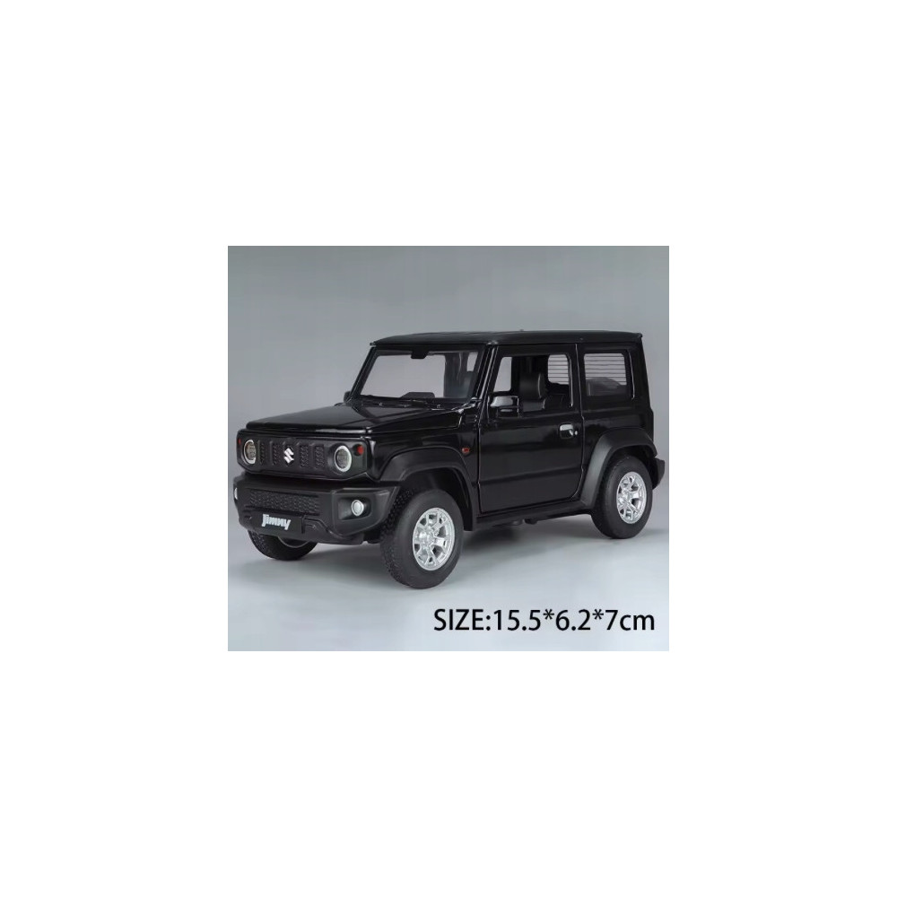 SUZUKI JIMNY METALOWY MODEL SAMOCHODU 1:24 DŹWIĘK ŚWIATŁO CZARNY PREZENT
