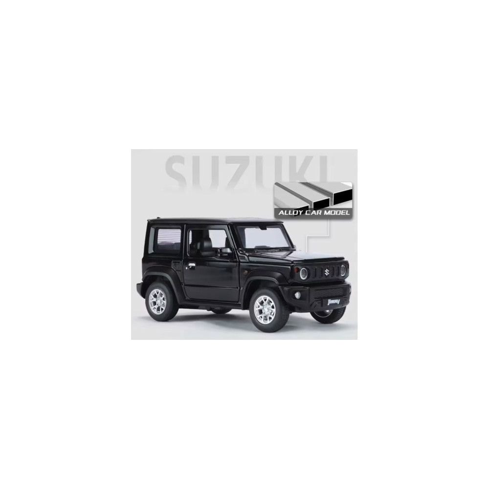 SUZUKI JIMNY METALOWY MODEL SAMOCHODU 1:24 DŹWIĘK ŚWIATŁO CZARNY PREZENT