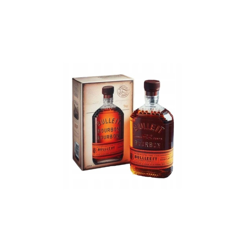 KLOCKI 3D DLA DOROSŁYCH BULLEIT BOURBON BUTELKA DEKORACJA KOLEKCJONERSKA