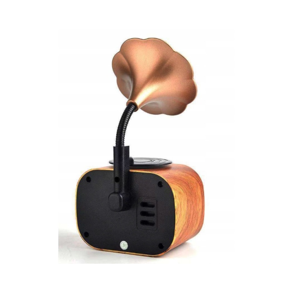 DREWNIANY GŁOŚNIK BLUETOOTH RETRO RADIO VINTAGE
