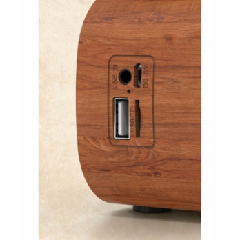 DREWNIANY GŁOŚNIK BLUETOOTH RETRO RADIO VINTAGE