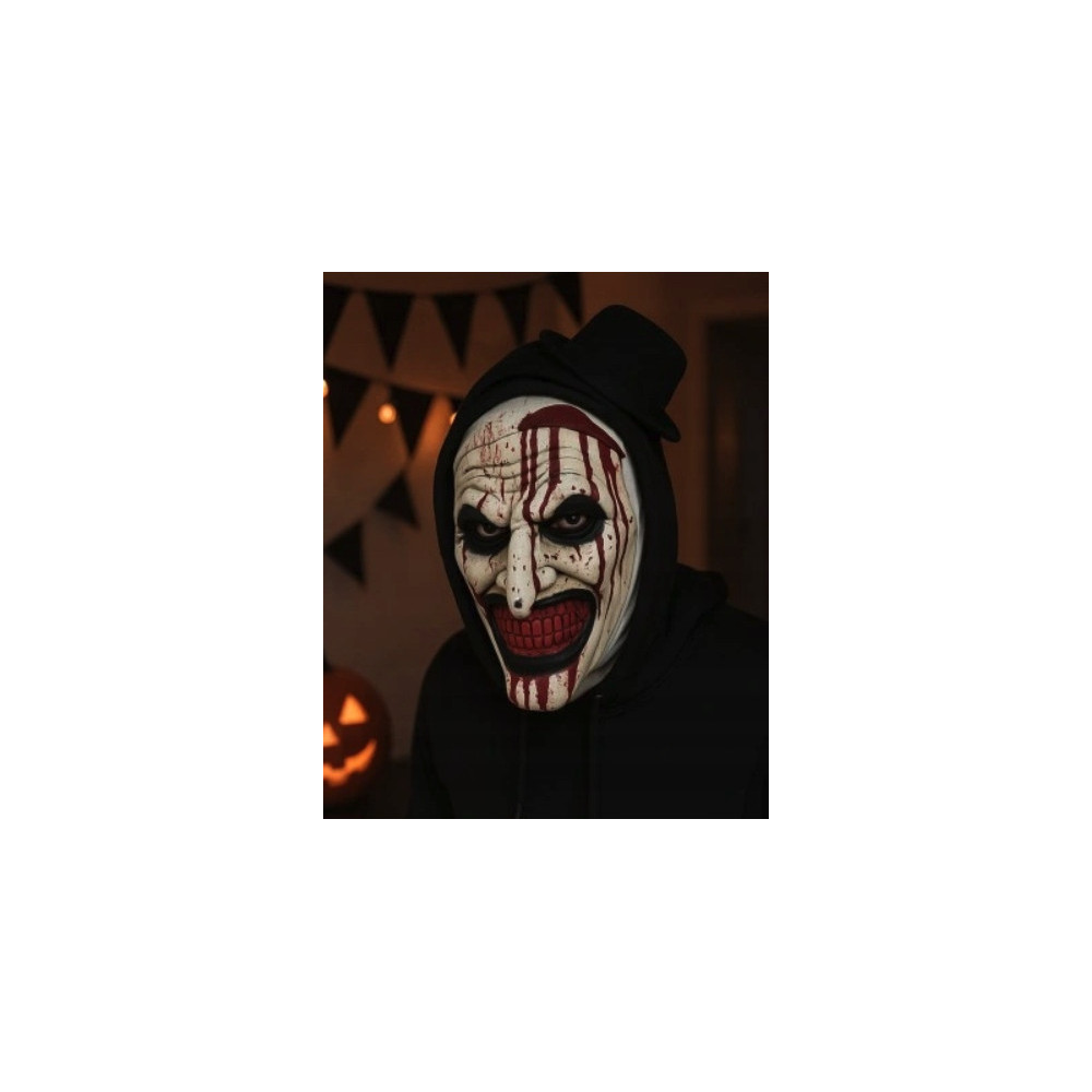 STRASZNA MASKA KLAUNA TERRIFIER HORROR NA HALLOWEEN PRZEBRANIE GADŻET
