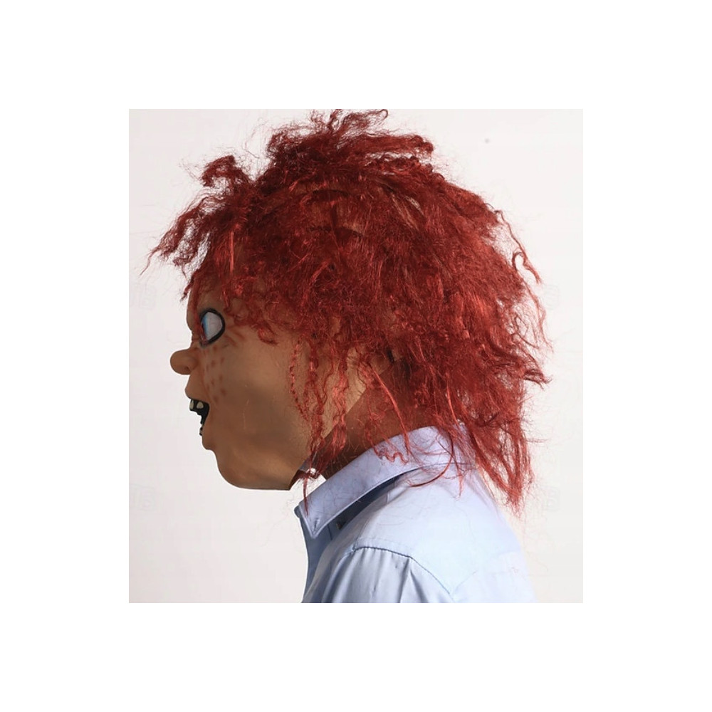 MASKA HALLOWEEN REALISTYCZNA STRASZNA LALECZKA CHUCKY HORROR NA IMPREZĘ