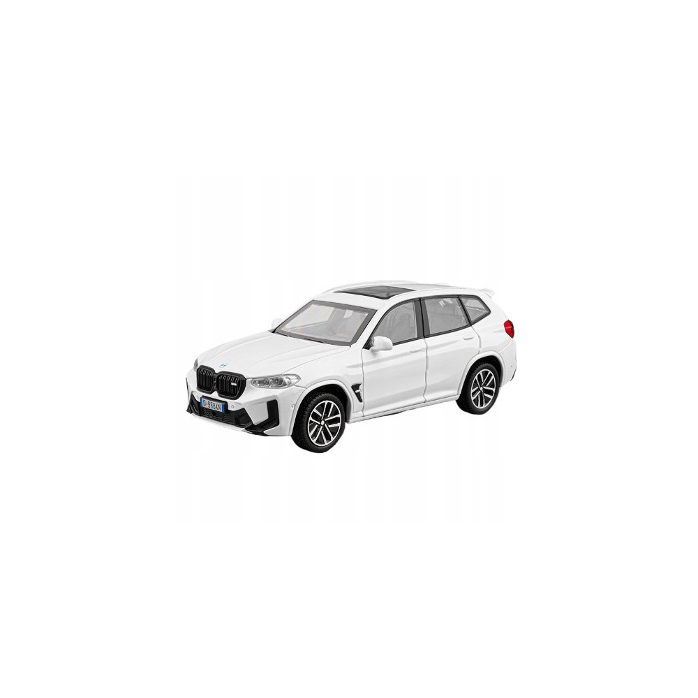 BMW X3M METALOWY MODEL SAMOCHODU 1:32 DŹWIĘK ŚWIATŁO BIAŁY PREZENT